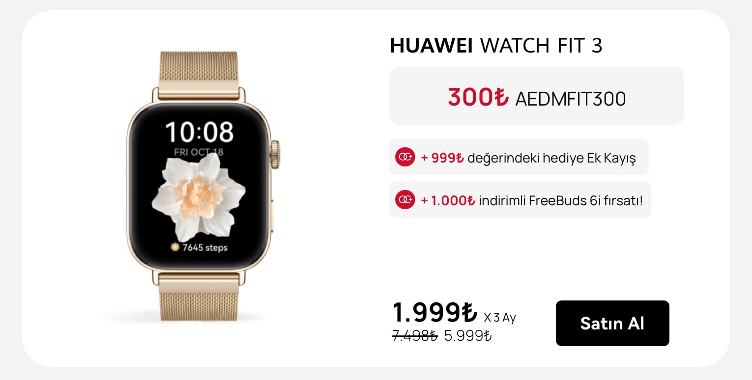 HUAWEI Watch FIT 3