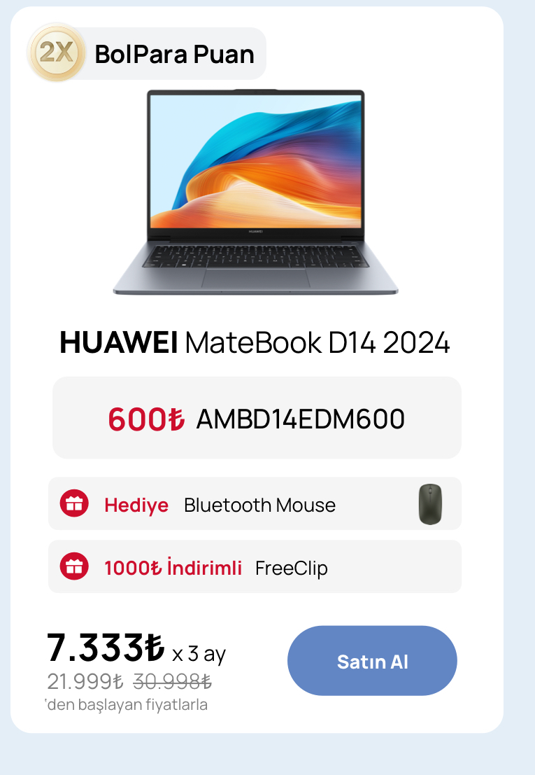 HUAWEI MateBook D14 2024