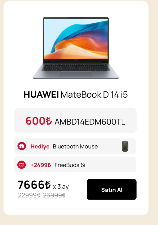 HUAWEI MateBook D 14 i5